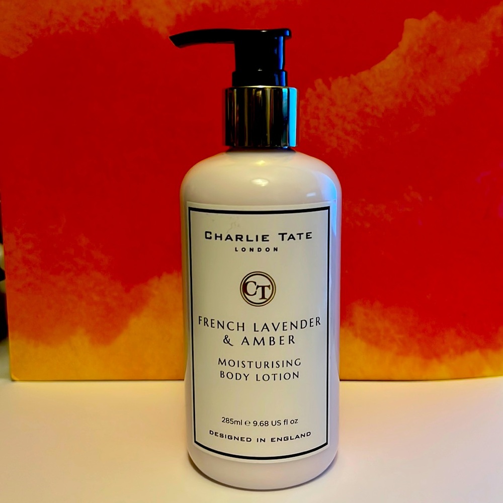 New Charlie Tate London Moisturizing Body Lotion French Vanilla & Amber